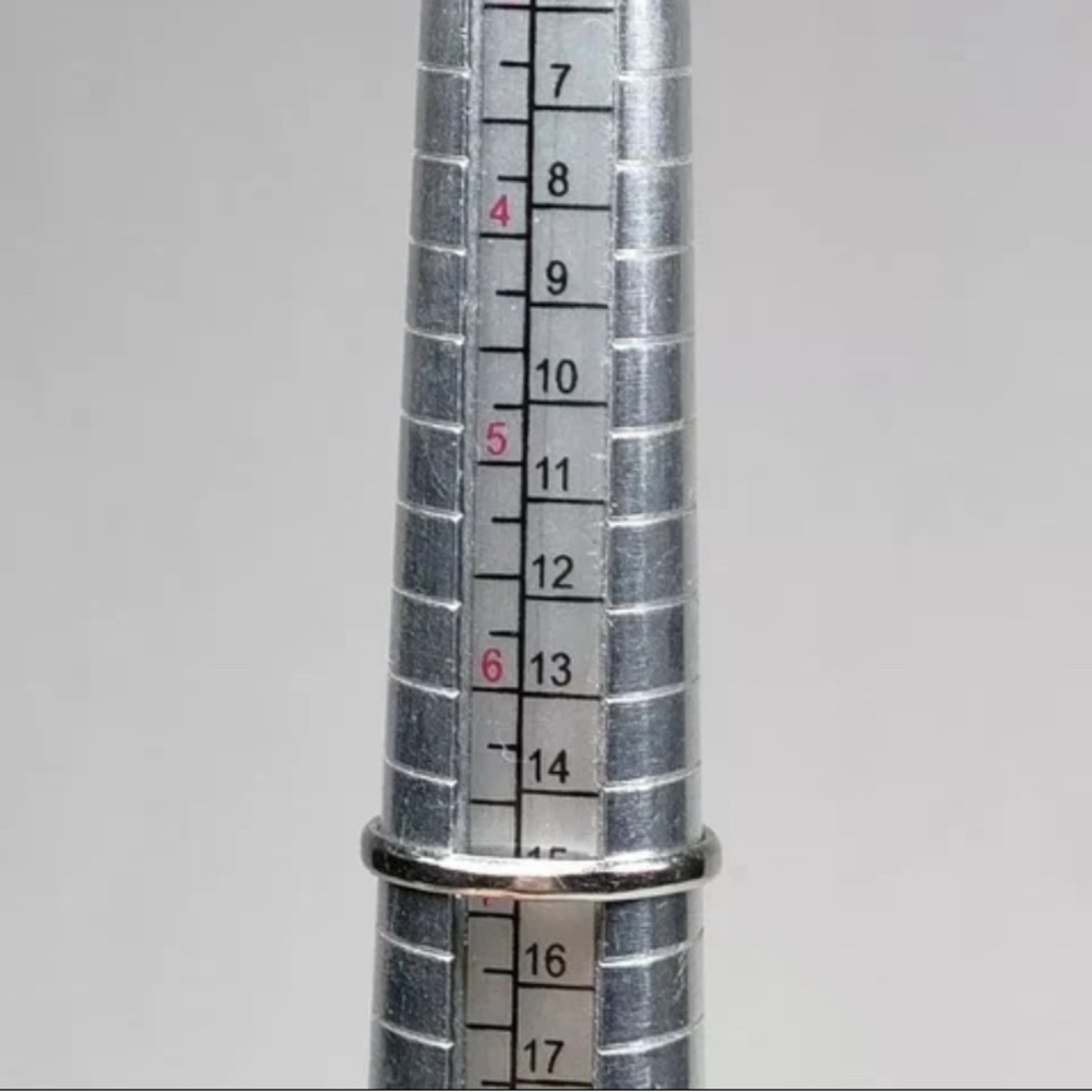 Real solid platinum ring - Picture 4 of 5